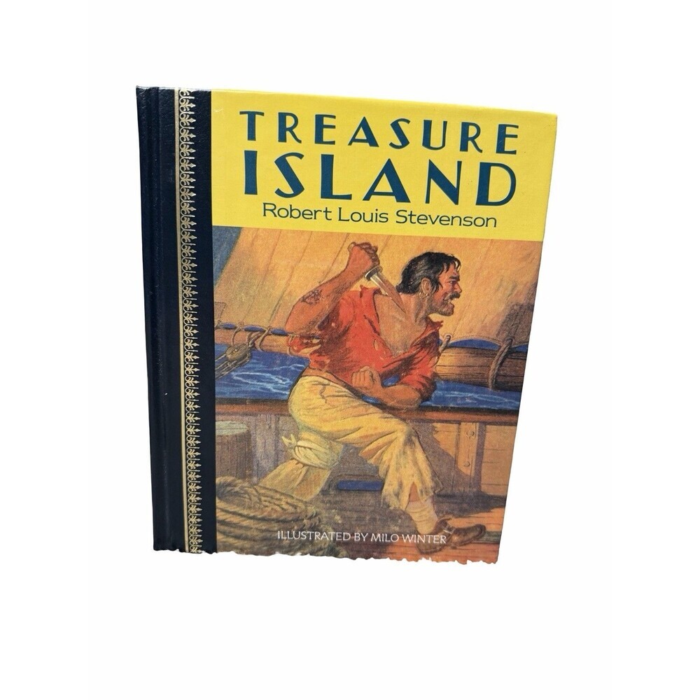 Treasure Island Robert Louis Stevenson Milo Winter Illustrated Hardcover Vintage